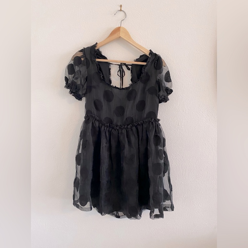 Topshop black dress.